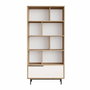Hanah Home Boh4-Sw Estantería Natural y Blanco